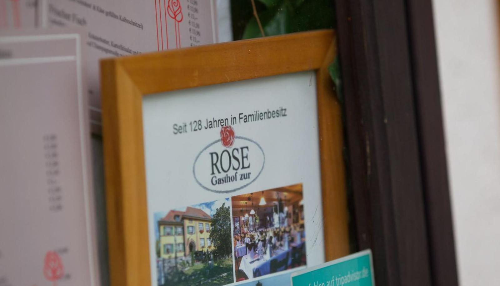 Gasthof Zur Rose Weinheim Eksteriør bilde
